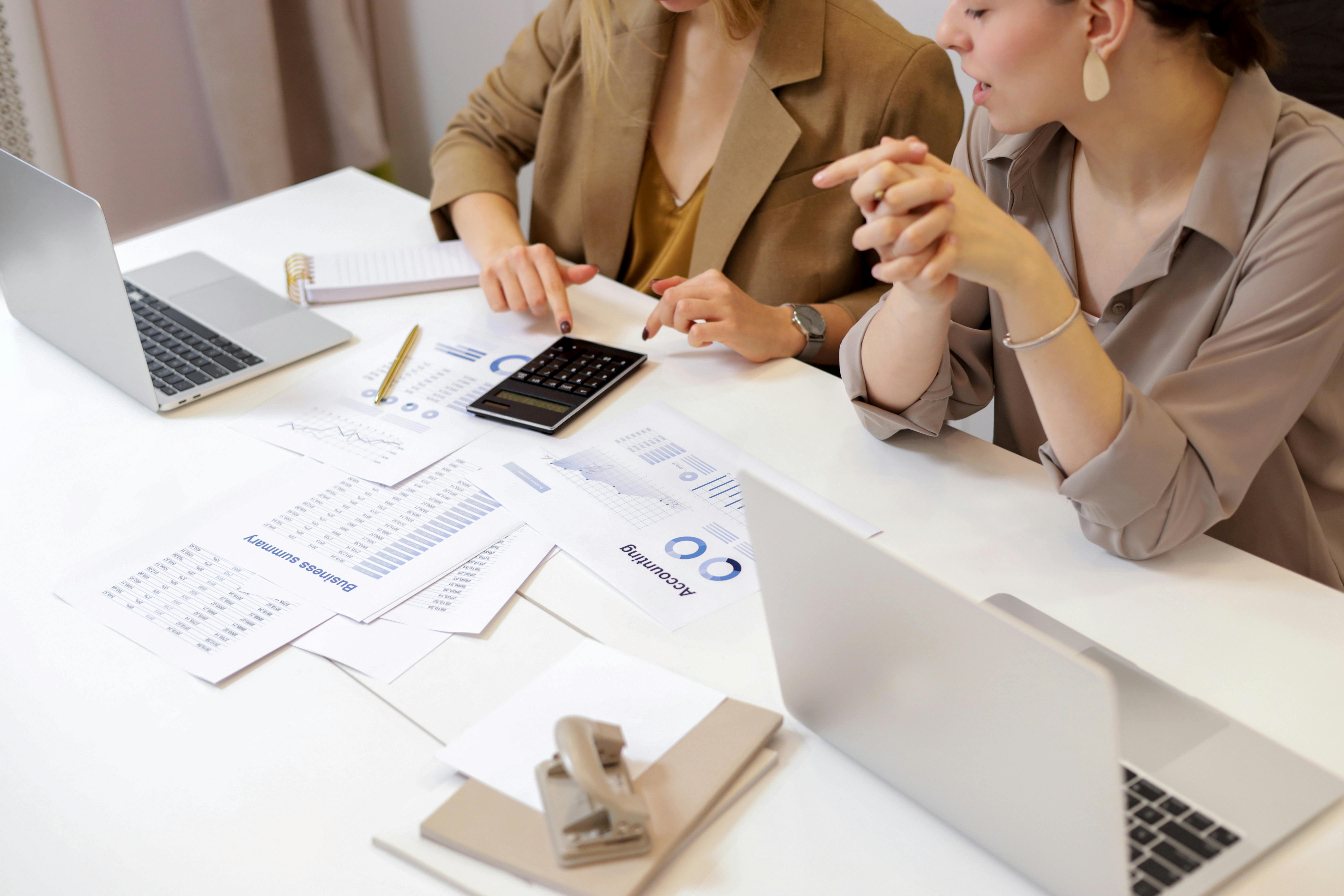 Office image with employees